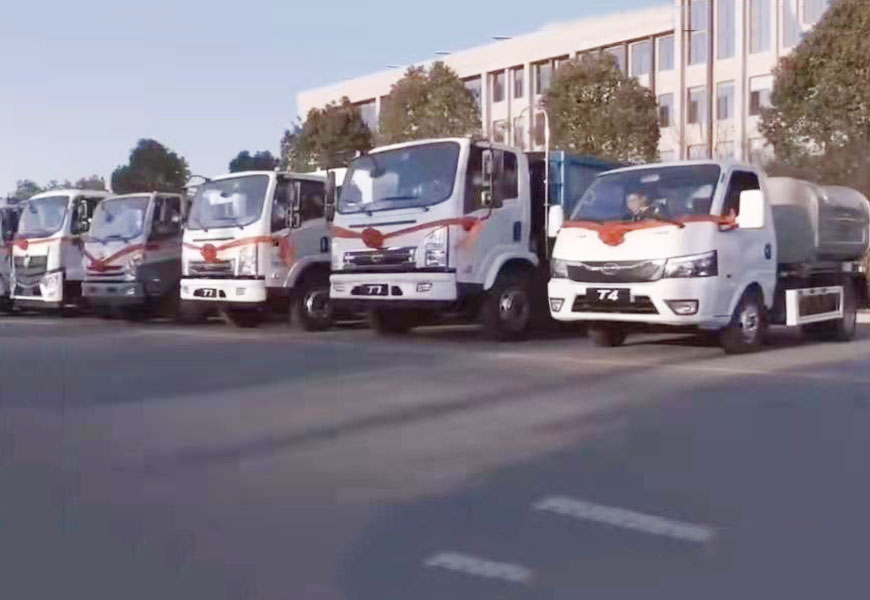 廣東政府招標批量采購程力純電動環(huán)衛(wèi)車