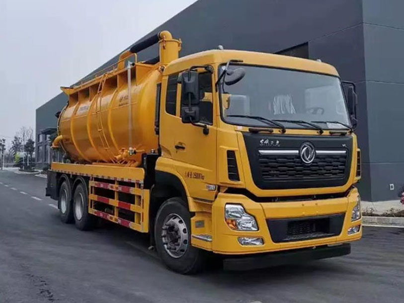 國(guó)六東風(fēng)天龍后八輪22方清洗吸污車(chē)圖片